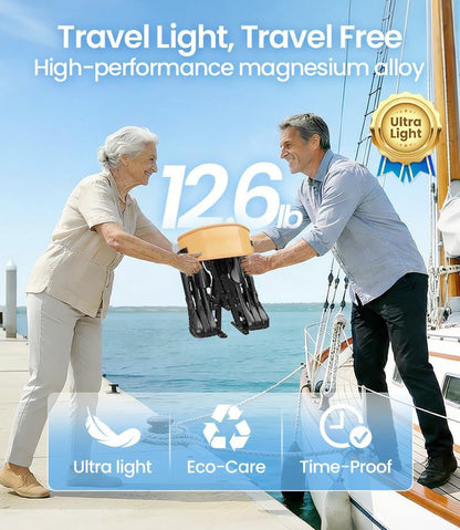 Walkers for Seniors, Lightweight Packgo Rollator, 12 Lbs, Travel