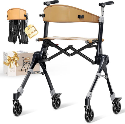 Walkers for Seniors, Lightweight Packgo Rollator, 12 Lbs, Travel