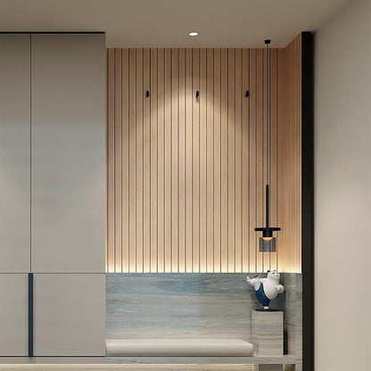 Peel & Stick 3D Wood Slat Wall Panels