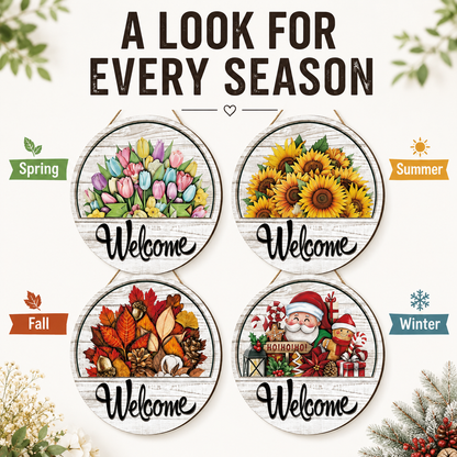 🔥 LIMITED-TIME 50% OFF — 16 Pcs Interchangeable Welcome Sign for Front Door