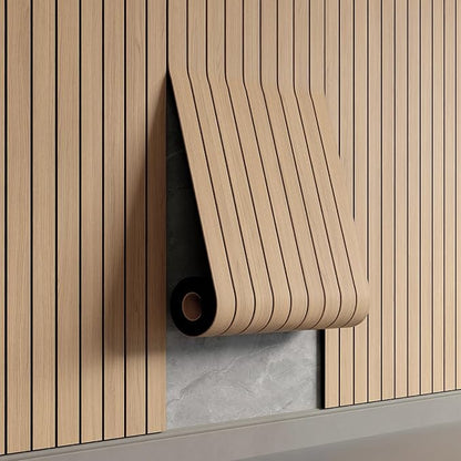 Peel & Stick 3D Wood Slat Wall Panels