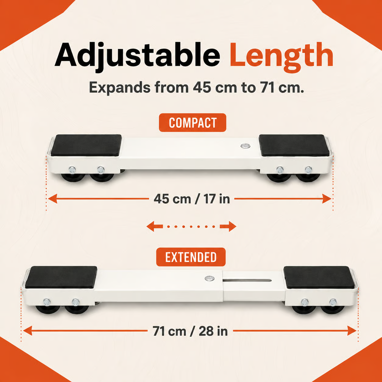💪 Effortlessly transform the moving of heavy items into a smooth glide.