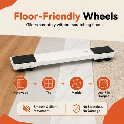 💪 Effortlessly transform the moving of heavy items into a smooth glide.