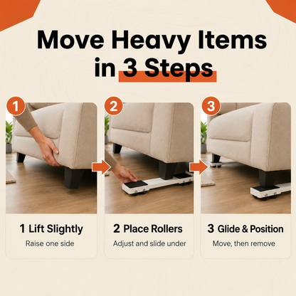 💪 Effortlessly transform the moving of heavy items into a smooth glide.
